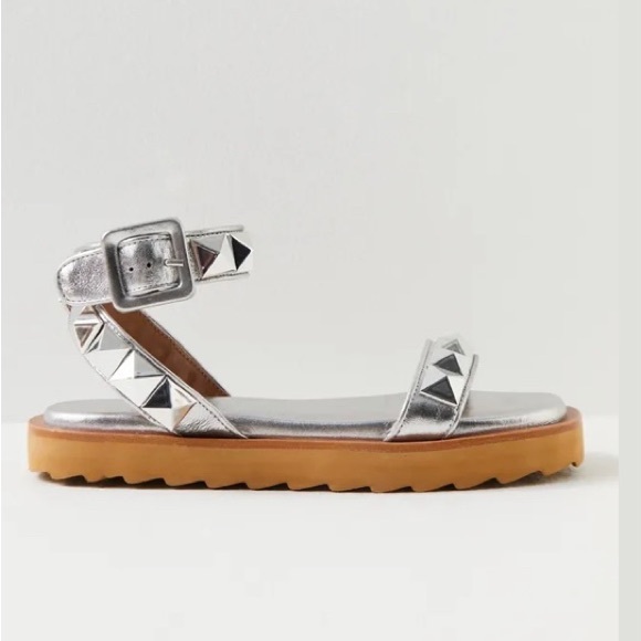 FREE PEOPLE VICENZA LEON STUDDED SANDALS - Picture 4 of 10